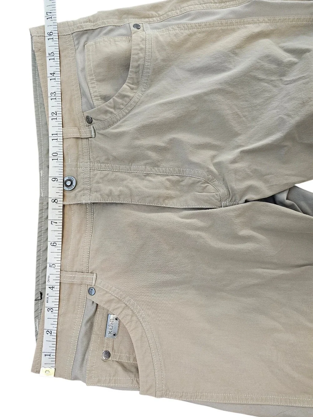 Kuhl Radikl Mens Khaki Hiking Pants Size 32 X 32